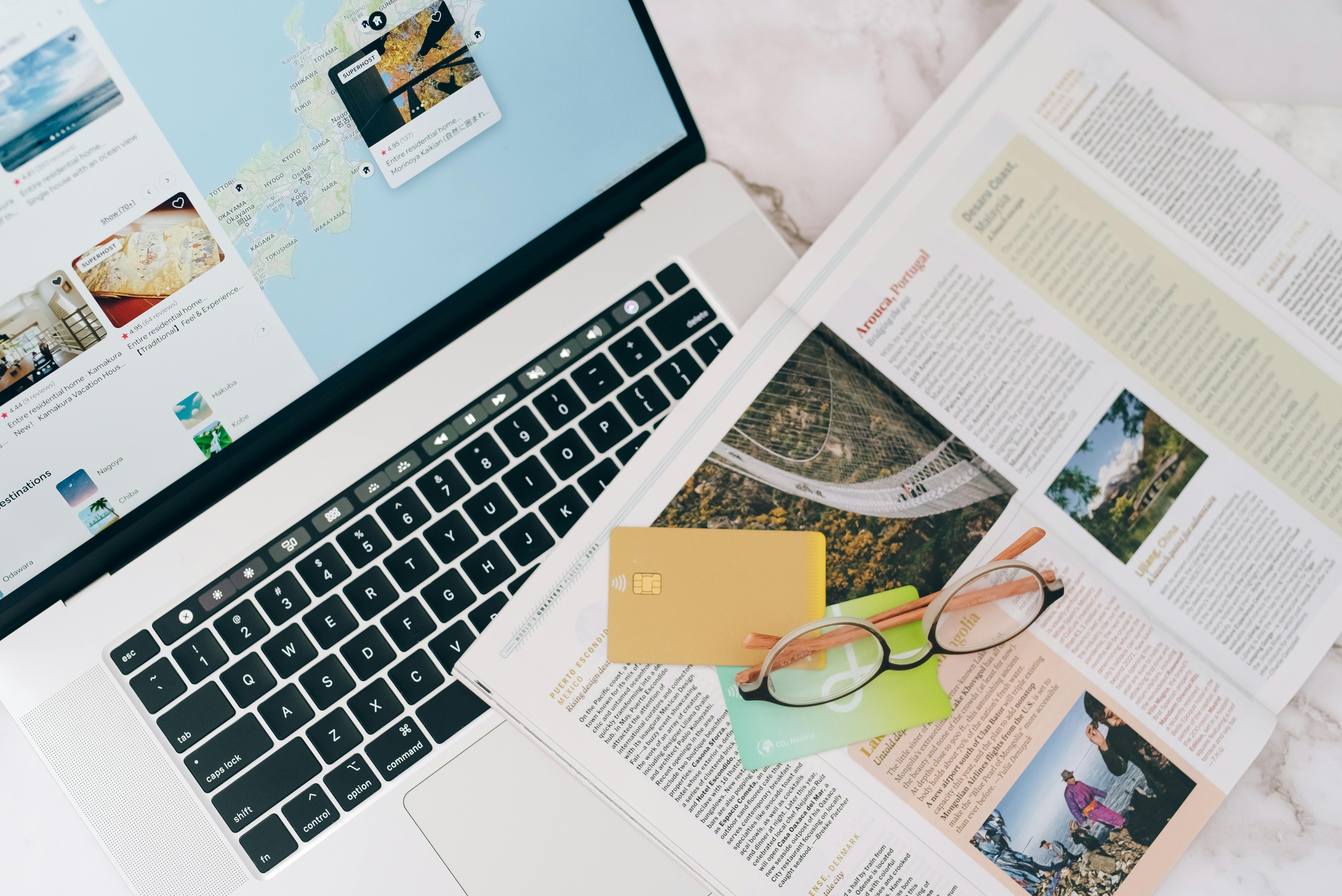 map and planning for first solo travel trip